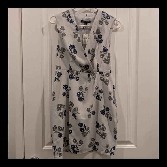 Banana Republic Light Blue and Blue Floral Midi Dress - Picture 8 of 8